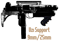 Uzi Support 9mm/25mm