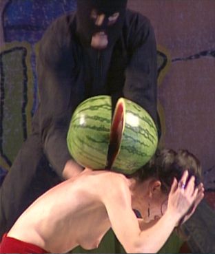 [Image: fanpicoftoplessbebewithwatermellon.jpg]